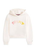 TEXTURED LOGO RELAXED HOODY Media 1