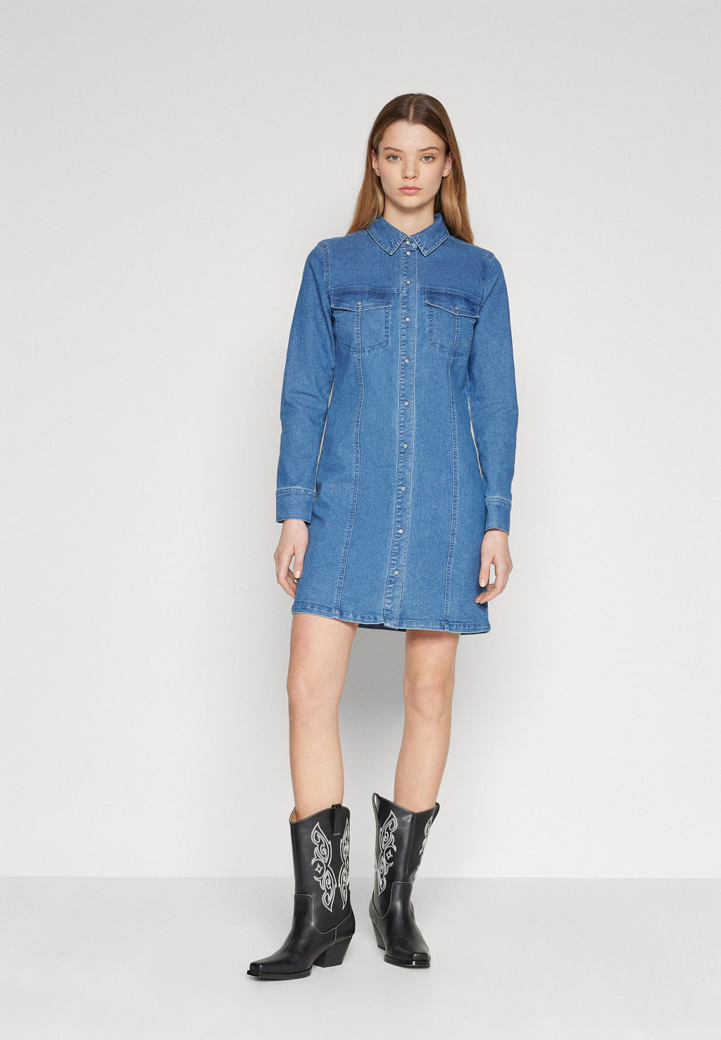 JDY JDYNOELLE BUTTON DRESS
