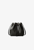 Calvin Klein DRAWSTRING BUCKET - Cross body bag - black