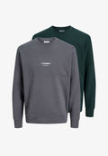 Jack & Jones Sweats 2-pack Sweats - Sweatshirt - scarab