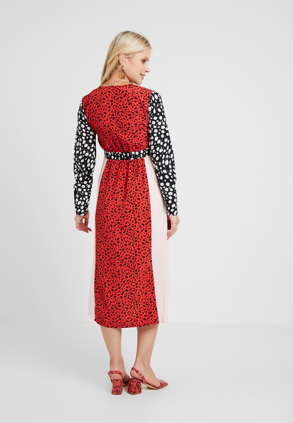 Glamorous Bloom LONG SLEEVE MIDI DRESS