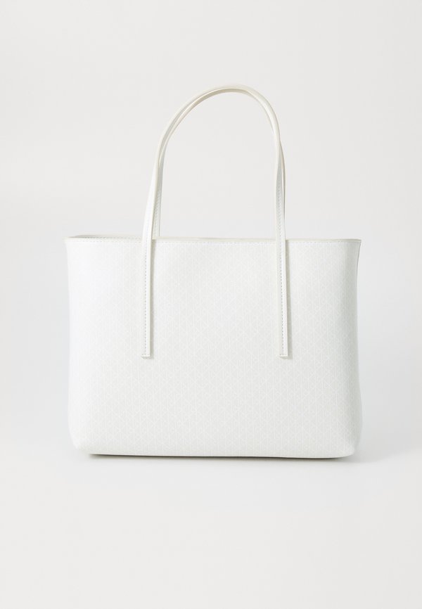 Calvin Klein EMBLEM SMALL TOTE SET - Handbag - white