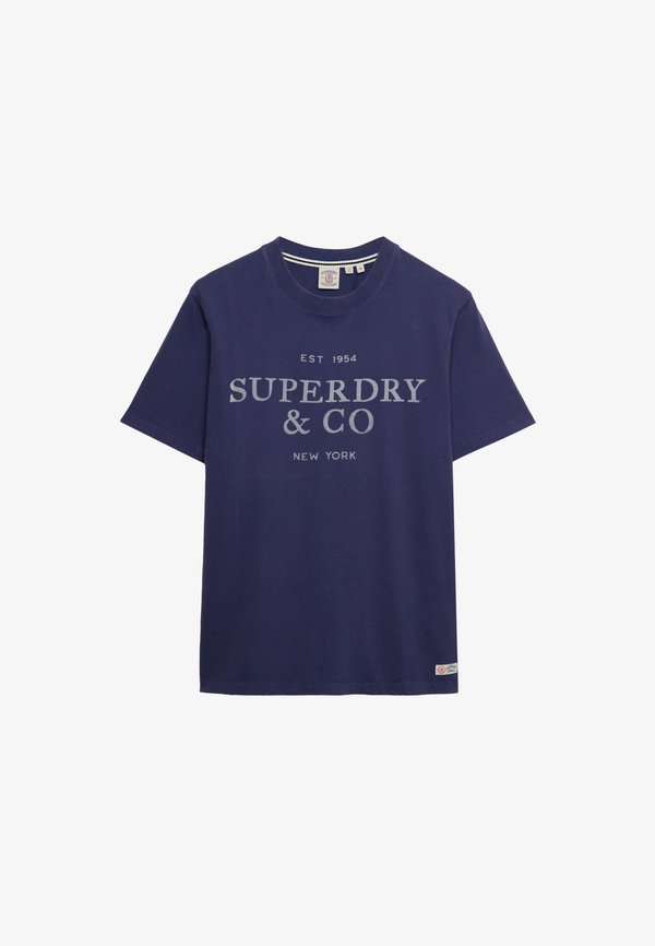 Superdry & Co SUPERDRY 1954 COMPANY RELAXED T-SHIRT.. - Print T-shirt - patriot blue