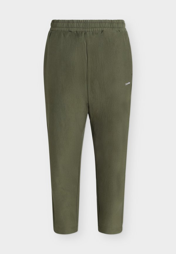 Calvin Klein PREMIUM MICRO LOGO  - Tracksuit bottoms - olive night