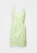 Closet LONDON WRAP SLIP DRESS
