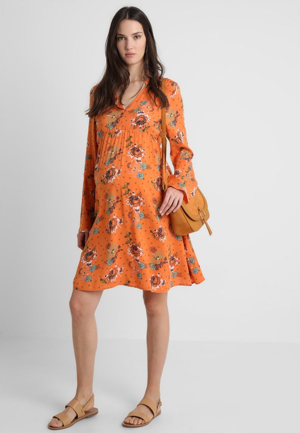ohma! PRINTED BOHO NURSING DRESS