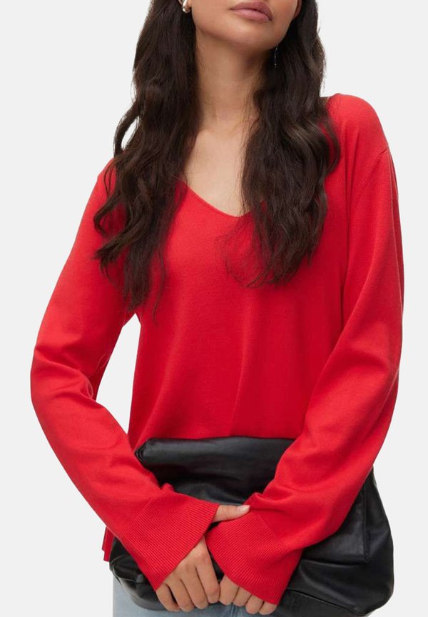 Vero Moda PULLS - Sweatshirt - rouge