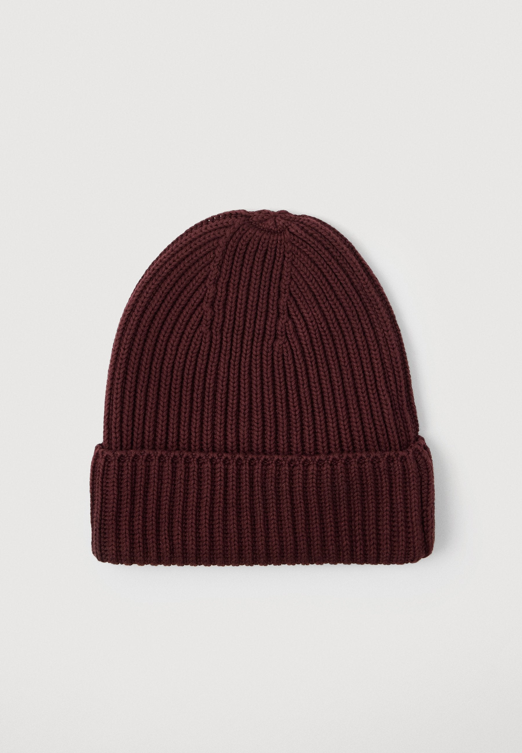 RUBBERISED LOGO KNIT BEANIE WITH WOOL Media 2