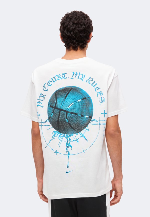 Nike Performance TEE M90 SUMMIT COURT - Print T-shirt - white