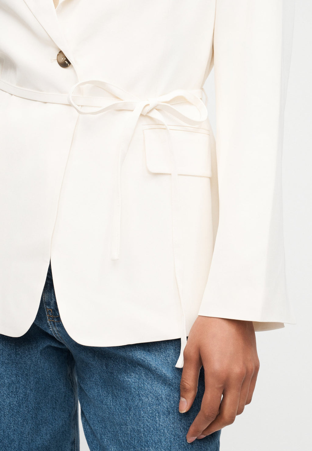 Selected Oversized belted
