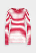 LONG SLEEVE BOAT NECK STRIPED Media 1