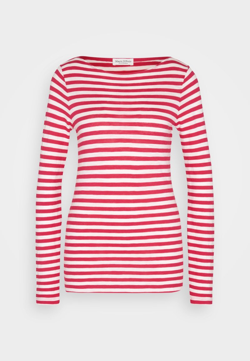 LONG SLEEVE BOAT NECK STRIPED Media 1