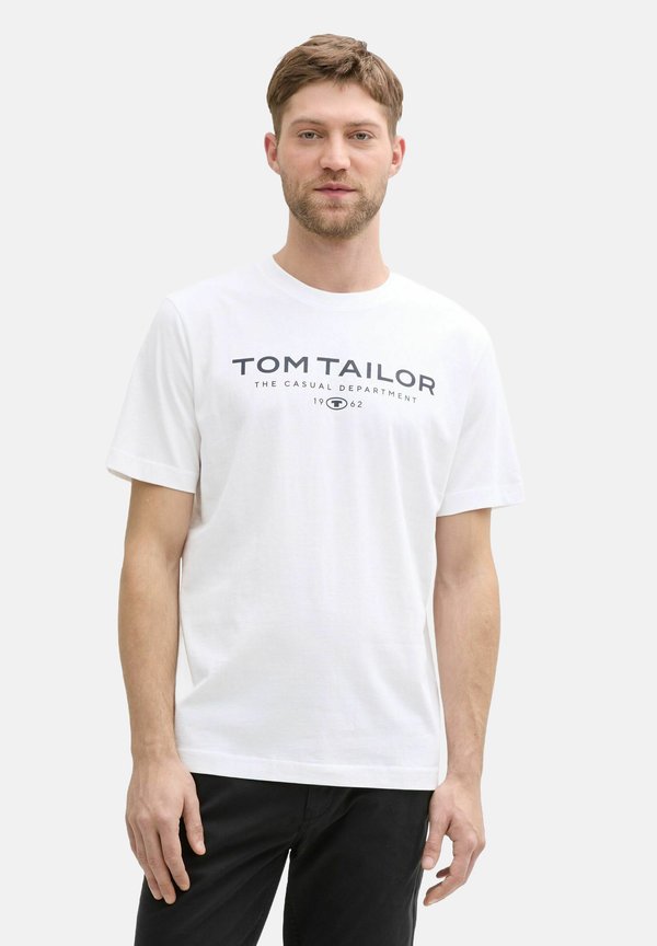TOM TAILOR 2ER-PACK - Print T-shirt - weiß