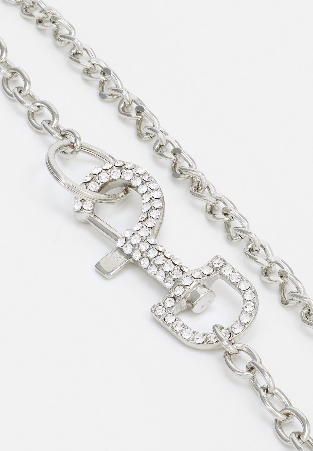 Uncommon Souls RHINESTONE CLASP NECKLACE