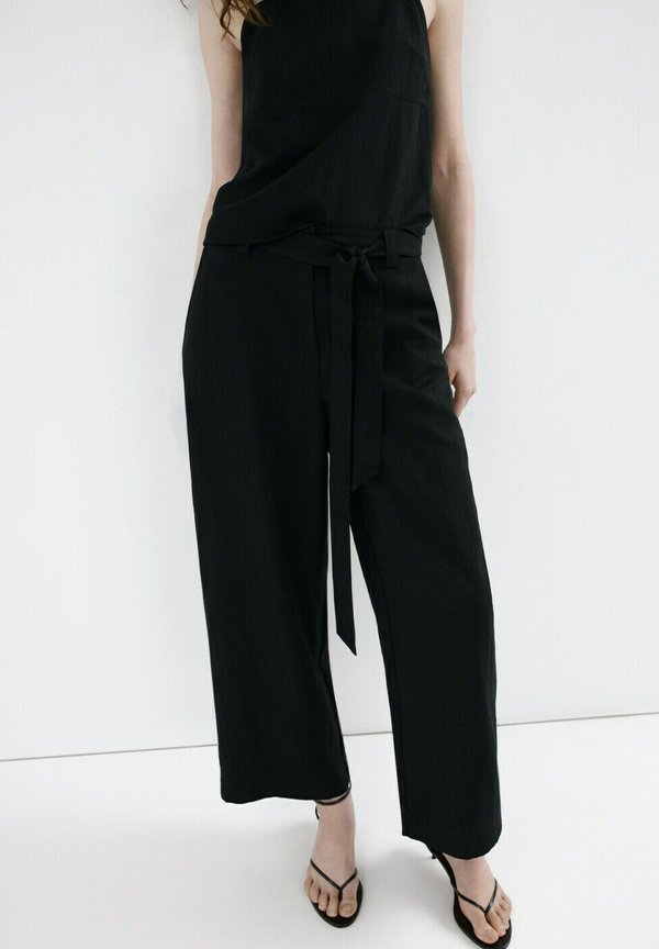 Mango ADULT - Trousers - black