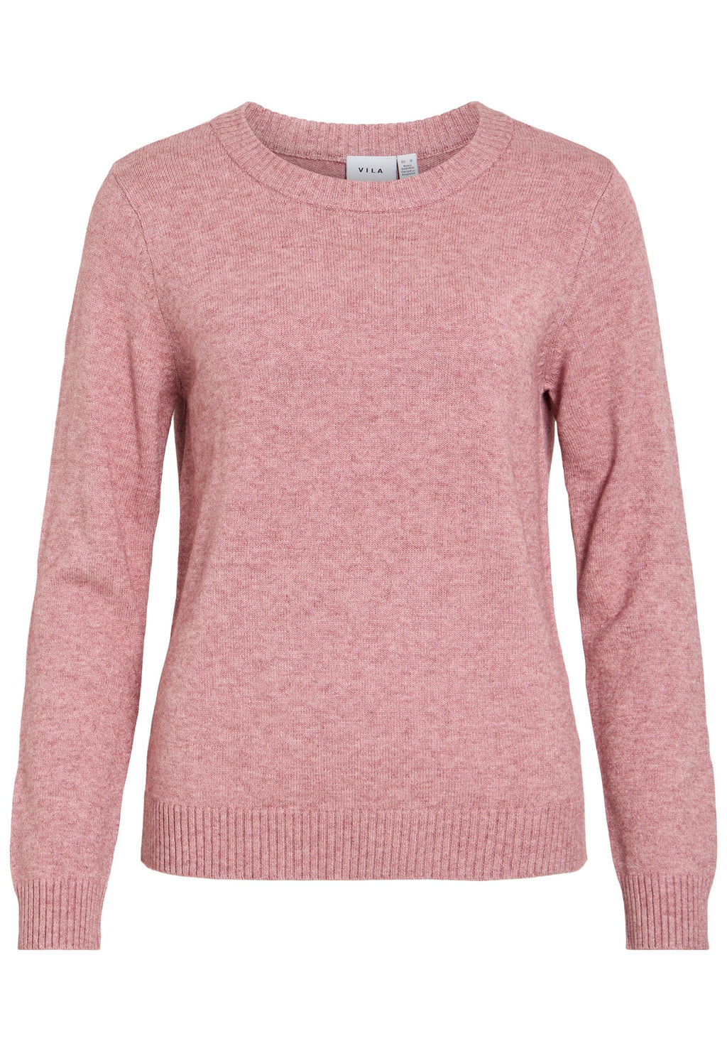 VILA VIRIL O-NECK L/S KNIT TOP - NOOS