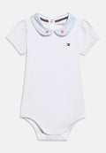 HEART EMBROIDERY ITHACA STRIPE COLLAR BODYSUIT Media 1