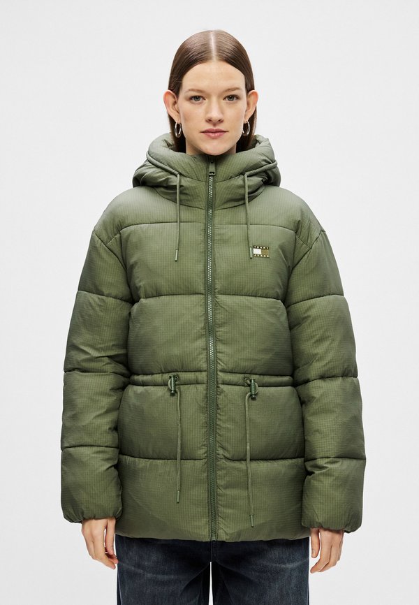 Tommy Jeans HOODED MIDI PUFFER