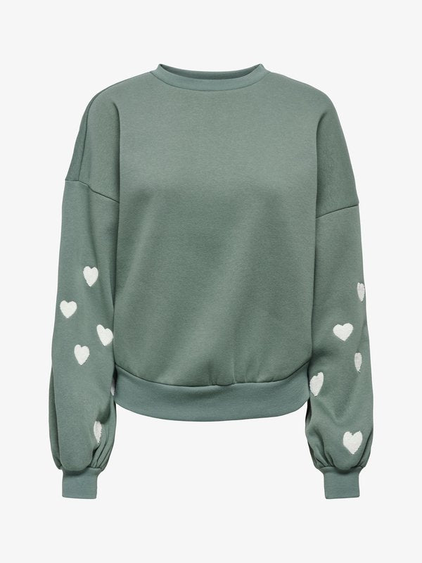 ONLY ONLMACY O NECK BOX - Sweatshirt - laurel wreath
