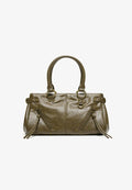 Bershka ZIP BAG 00478184 - Handbag - khaki