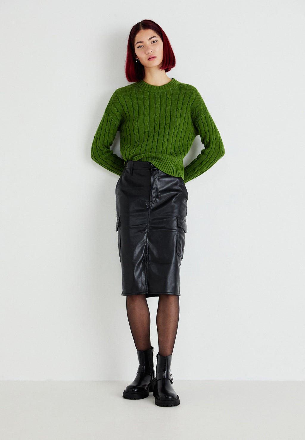 GAP MIDI SKIRT