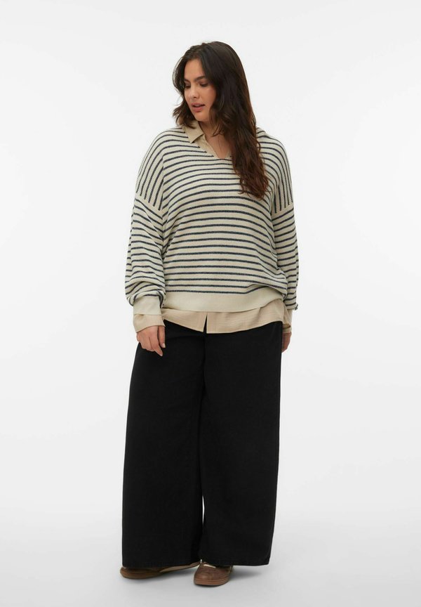 Vero Moda Curve Knitted VMCNEWLEXSUN Knitted - Jumper - birch