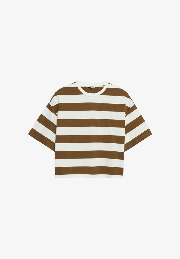 s.Oliver T-SHIRT - Print T-shirt - braun