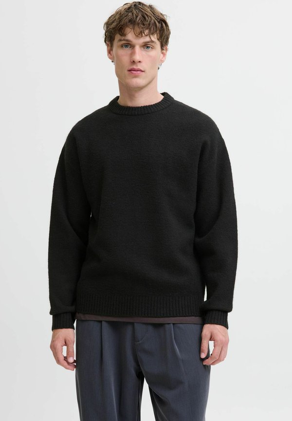Jack & Jones JJESOHO OLLIE CREW NECK - Jumper - black