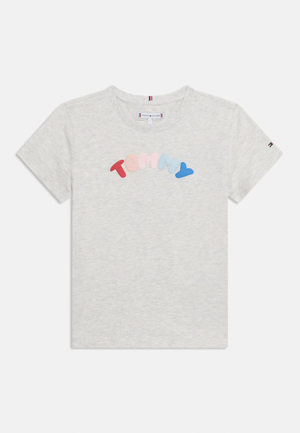 TEXTURED LOGO JERSEY CREW NECK T-SHIRT Media 1