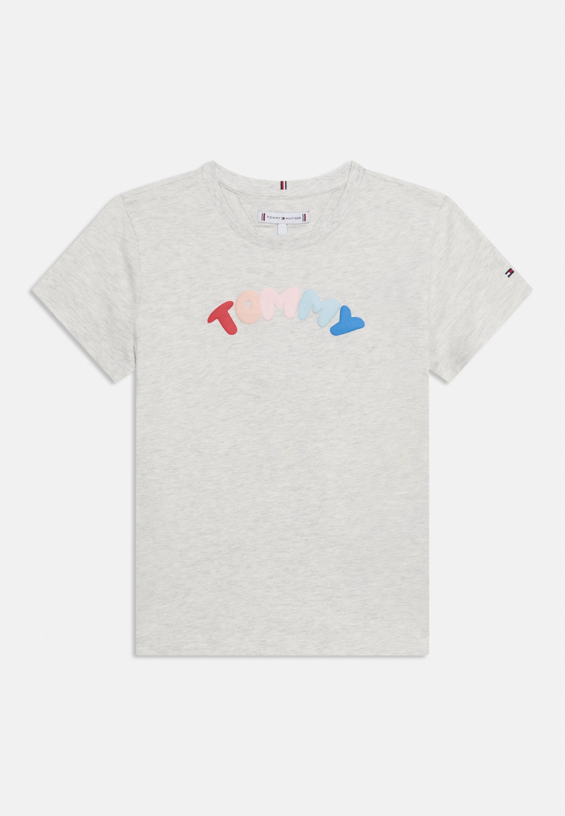 TEXTURED LOGO JERSEY CREW NECK T-SHIRT Media 1