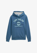TOM TAILOR Hoodie - real teal blue