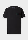 GLOBAL STRIPE POCKET PIQUE JERSEY T-SHIRT Media 1