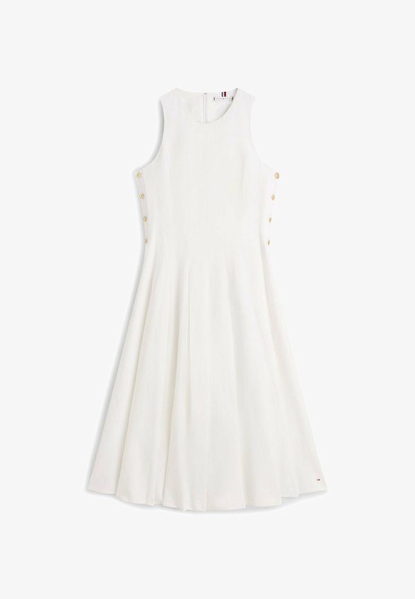 Tommy Hilfiger HOURGLASS MIDI - Day dress - optic white
