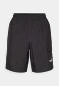 Puma LOGO CARGO SHORTS - Sports shorts - black