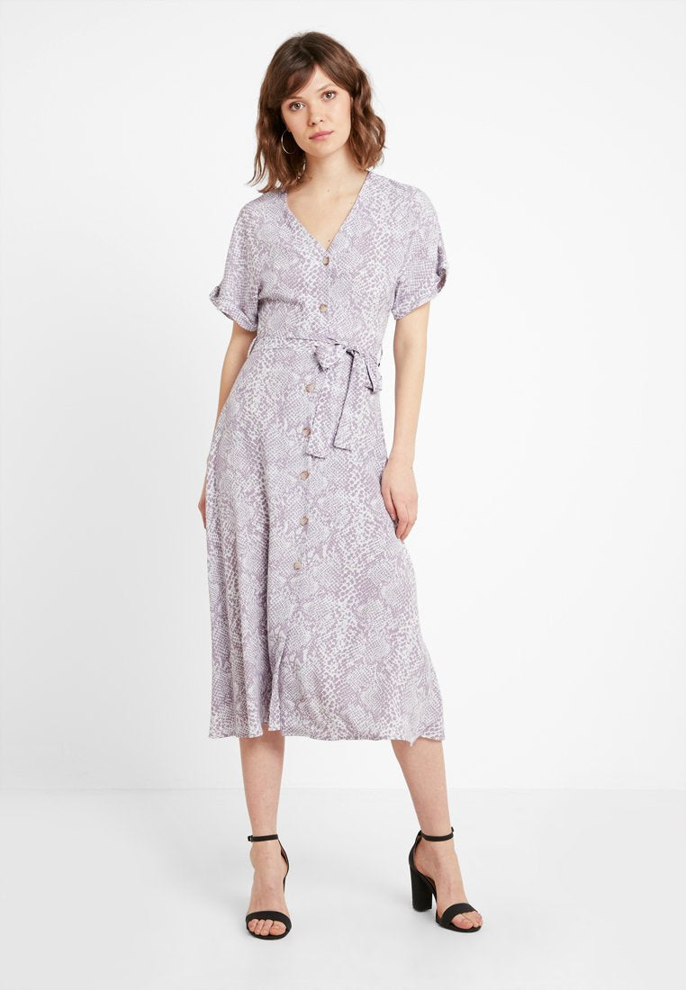 New Look PRINT THRU MIDI DRESS