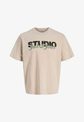 Jack & Jones Printed - Print T-shirt - moonbeam