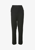 Vero Moda VMMAYA MR STRAIGHT SOLID - Trousers - black