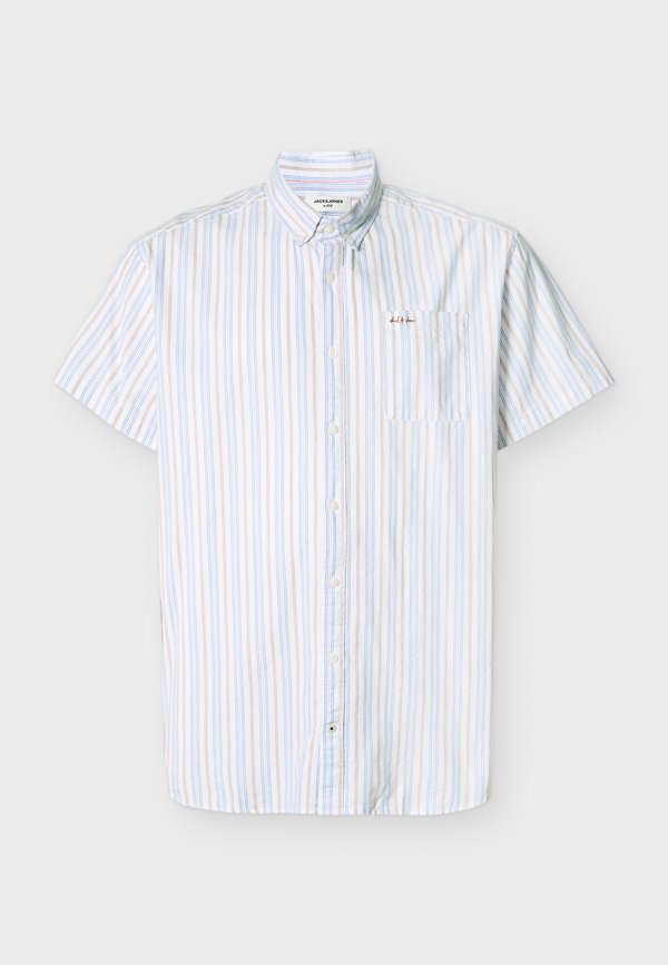 Jack & Jones JJDEVIN STRIPE SHIRT - Shirt - white
