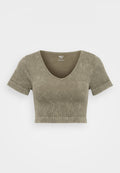 ONLY ONLLEA SEAMLESS STONE V NECK