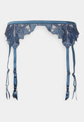 Fleur du Mal EMBROIDERY GARTER BELT