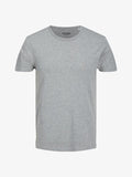 Jack & Jones BASIC O-NECK TEE - Basic T-shirt - light grey melange