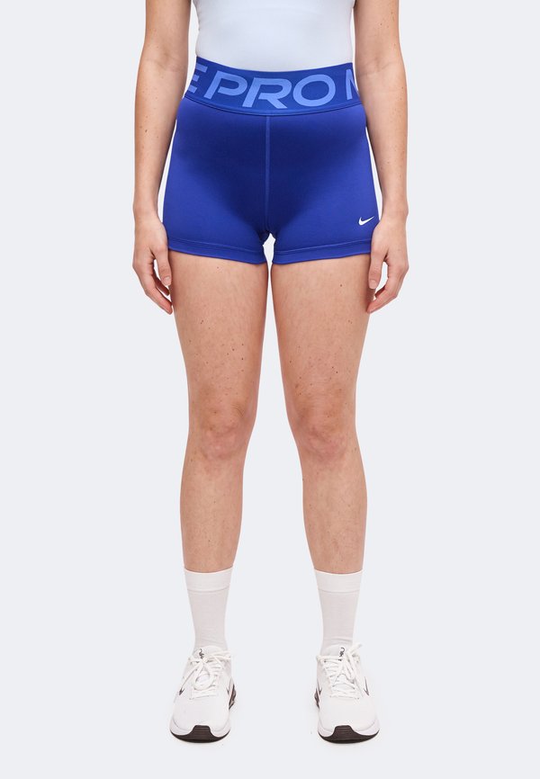 Nike Performance SCULPT SHORT - Leggings - old royal/white