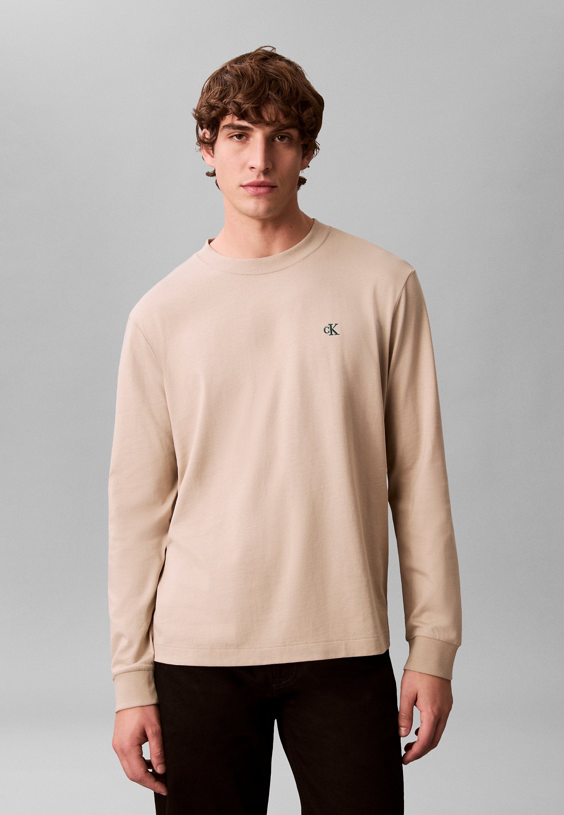 Calvin Klein Jeans LS EASY MONOGRAM TEE