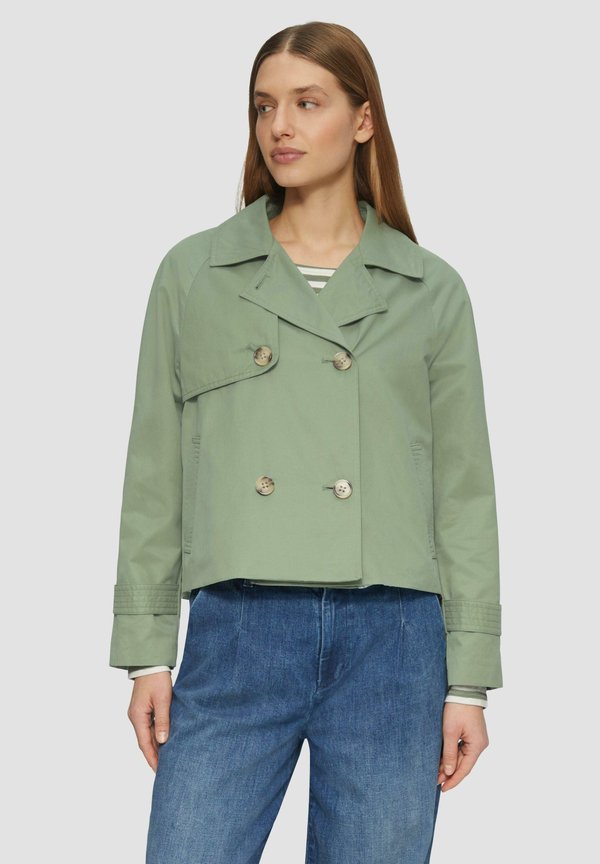 s.Oliver MIT RAGLANÄRMELN IM RELAXED FIT - Blazer - olivgrün