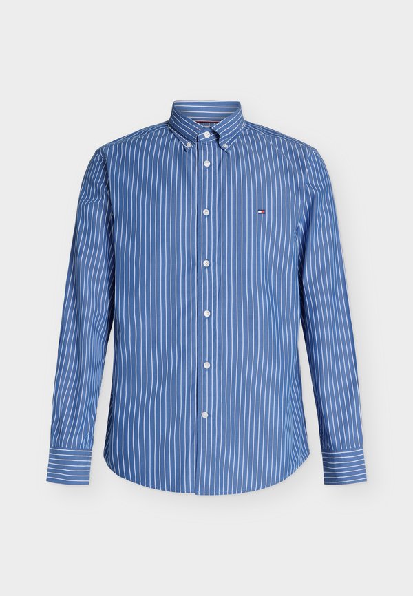 Tommy Hilfiger FLEX HAIRLINE POPLIN RF SHIRT - Shirt - ancient blue