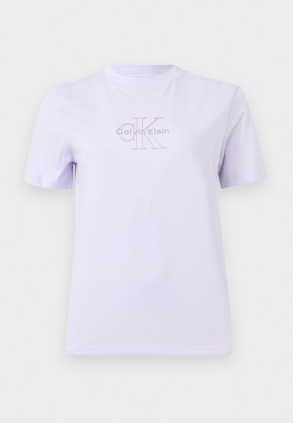 Calvin Klein Jeans MONOLOGO TEE - Print T-shirt - island lilac