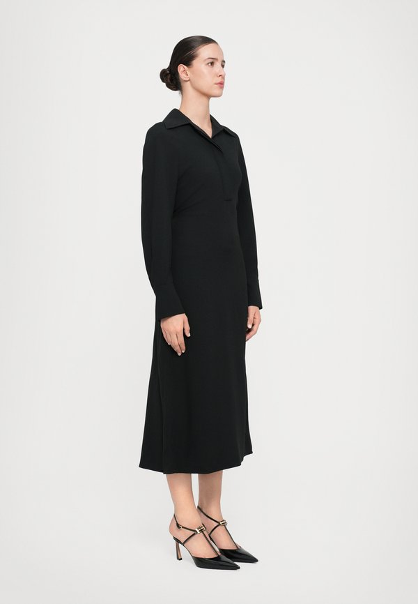 Victoria Beckham LONG SLEEVE COLLAR MIDI