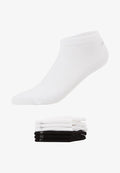 s.Oliver ONLINE UNISEX ORIGINALS 6 PACK - Sneaker socks - black/white