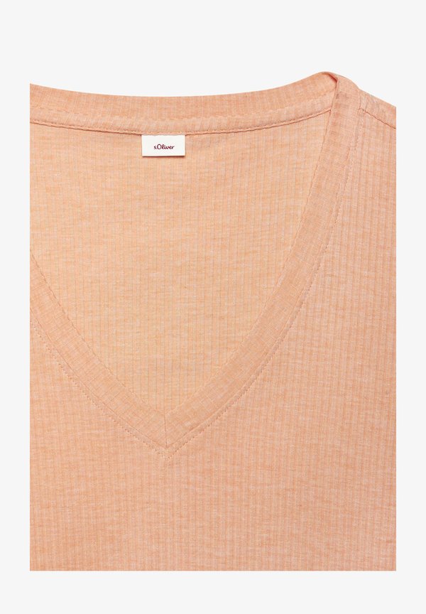 s.Oliver Pyjama top - orange meliert