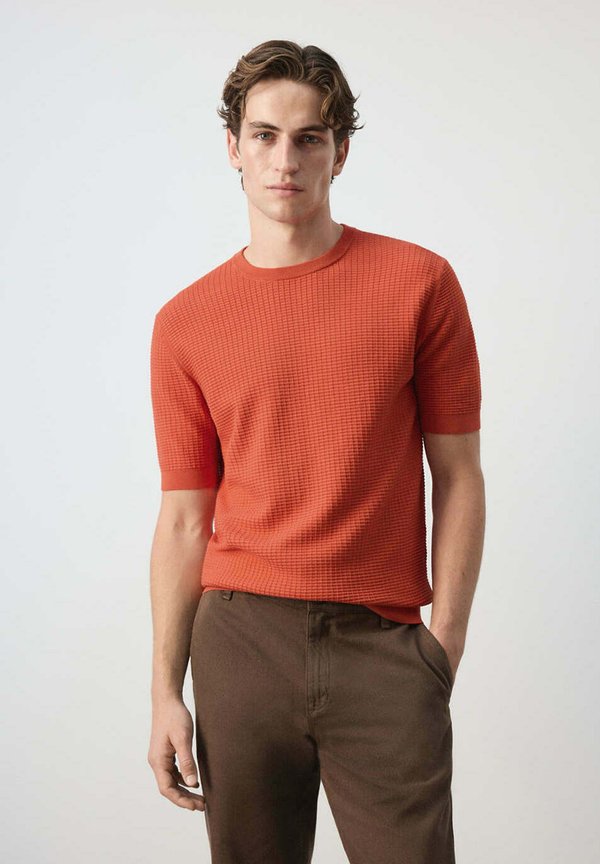 Mango ADULT - Basic T-shirt - pink